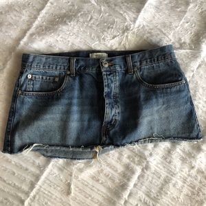 Forever 21 jean mini skirt